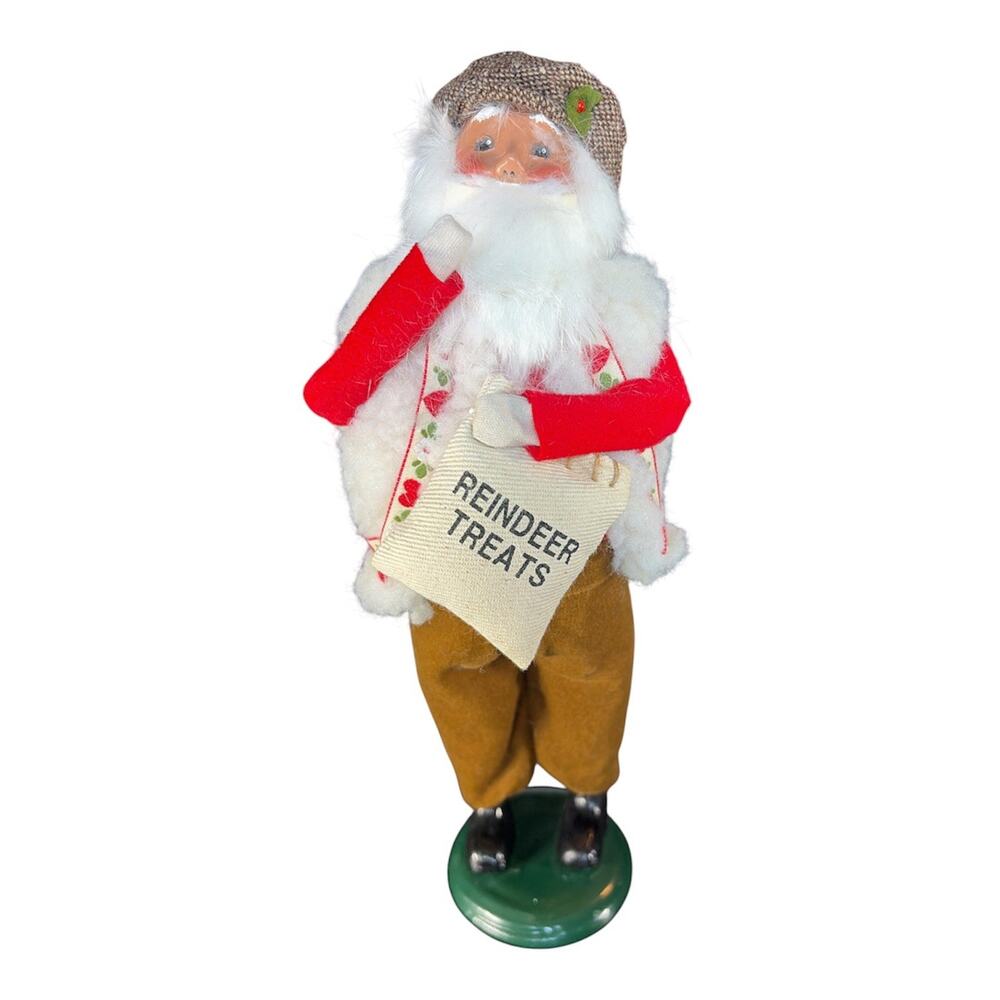 BYERS CHOICE CAROLER SANTA REINDEER TREATS 1997